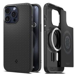 Spigen - Case Mag Armor with MagSafe for iPhone 15 Pro, matte black