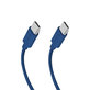 SBS - Cable USB-C/USB-C, 60W, PD, 1.5m, blue