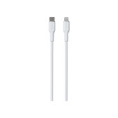 PURO - USB-C Cable / MFI Lightning, 12W, Soft, 1,5 m, white