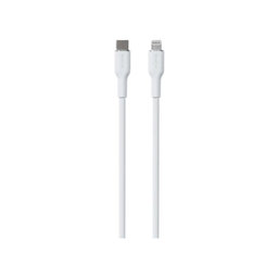 PURO - USB-C Cable / MFI Lightning, 12W, Soft, 1,5 m, white