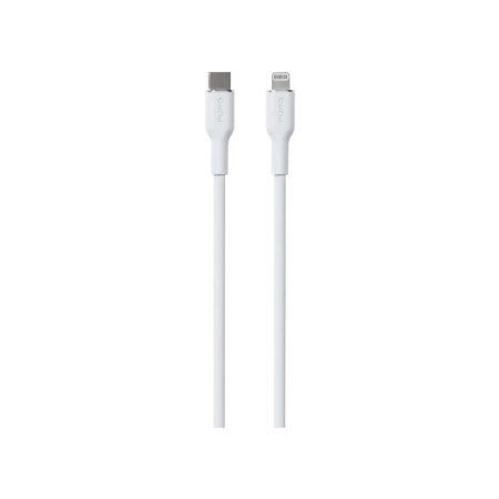 PURO - USB-C Cable / MFI Lightning, 12W, Soft, 1,5 m, white