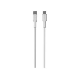 PURO - USB-C Cable / USB-C, 60W, Soft, 1,5 m, white