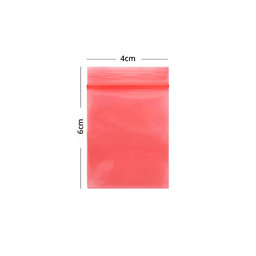 ESD Antistatic ZIP Lock Bag (Red) - 4x6cm 100pcs