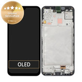 Samsung Galaxy A15 4G, A15 5G A155F, A156B - LCD Display + Touch Screen + Frame (Black) - GH82-33637A, GH82-33638A Genuine Service Pack