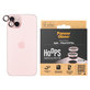 Camera Lens Protector Hoops for iPhone 15/15 Plus, Pink, PanzerGlass