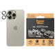 Camera Lens Protector Hoops for iPhone 15 Pro/15 Pro Max, Natural Titanium, PanzerGlass
