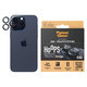 Camera Lens Protector Hoops for iPhone 15 Pro/15 Pro Max, Blue Titanium, PanzerGlass