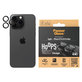 Camera Lens Protector Hoops for iPhone 15 Pro/15 Pro Max, Black Titanium, PanzerGlass