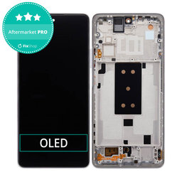 Xiaomi 11T, 11T Pro - LCD Display + Touch Screen + Frame (Moonlight White) OLED