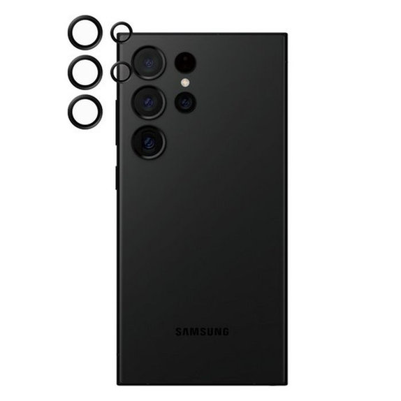 PanzerGlass - Rear Camera Lens Protector Hoops for Samsung Galaxy S24 Ultra, black