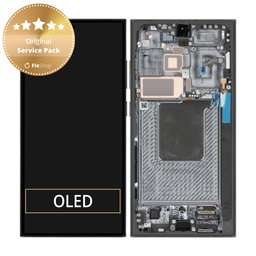 Samsung Galaxy S24 Ultra S928B - LCD Display + Touch Screen + Frame (Titanium Black) - GH82-33396B Genuine Service Pack