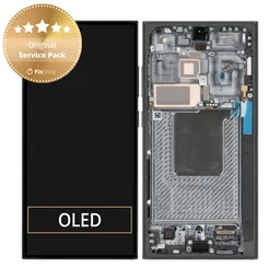 Samsung Galaxy S24 Ultra S928B - LCD Display + Touch Screen + Frame (Titanium Black) - GH82-33396B Genuine Service Pack