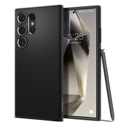 Spigen - Case Liquid Air for Samsung Galaxy S24 Ultra, Matte Black