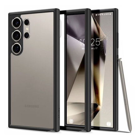 Spigen - Case Ultra Hybrid for Samsung Galaxy S24 Ultra, Matte Black