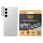 Camera Lens Protector Hoops for Samsung Galaxy S24/S23/S23+, Gray, PanzerGlass