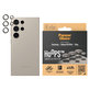 Camera Lens Protector Hoops for Samsung Galaxy S24 Ultra, Gray, PanzerGlass