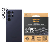 Camera Lens Protector Hoops for Samsung Galaxy S24 Ultra, Purple, PanzerGlass