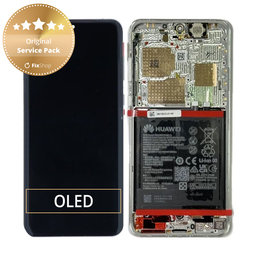 Huawei P60 Pro - LCD Display + Touch Screen + Frame + Battery - 02355MUT Genuine Service Pack