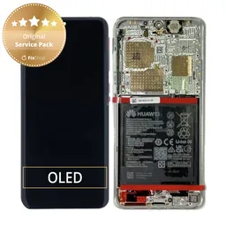 Huawei P60 Pro - LCD Display + Touch Screen + Frame + Battery - 02355MUT Genuine Service Pack
