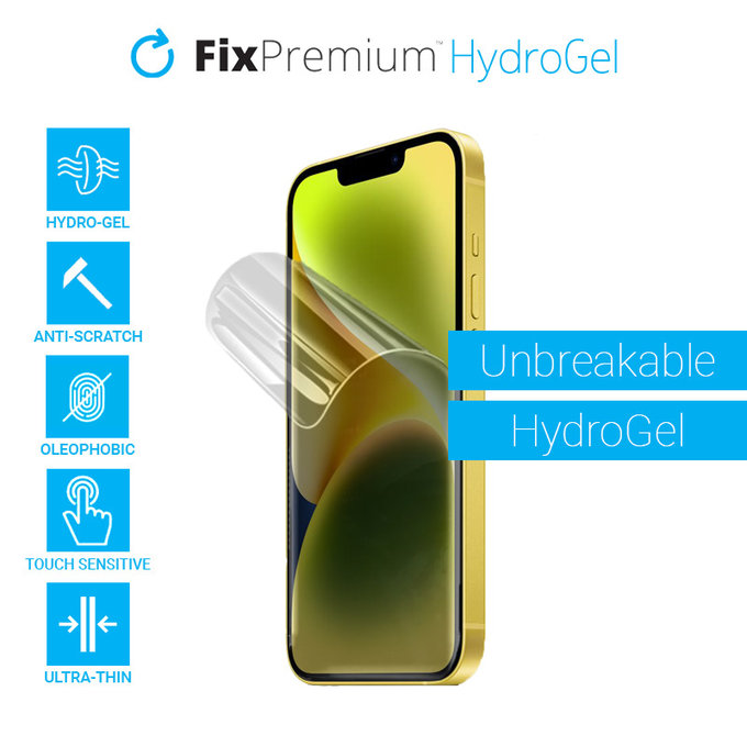 FixPremium - Unbreakable Screen Protector for Apple iPhone 13, 13 Pro, 14 & 16e
