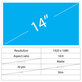 14 LCD Slim Matte 30 pin Full HD No brackets