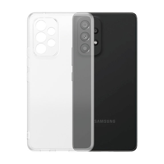 Case TPU for Samsung Galaxy A53 5G, Transparent, SAFE by PanzerGlass