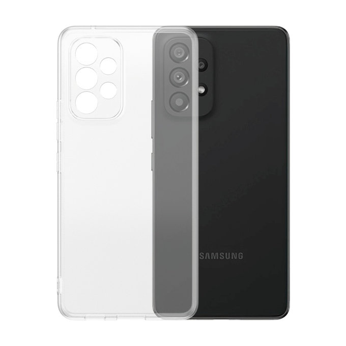 Case TPU for Samsung Galaxy A53 5G, Transparent, SAFE by PanzerGlass