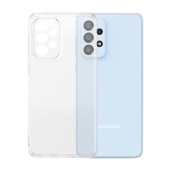 Case TPU for Samsung Galaxy A33 5G, Transparent, SAFE by PanzerGlass