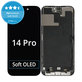 Display Soft OLED for iPhone 14 Pro, Touch Screen with Frame, FixPremium