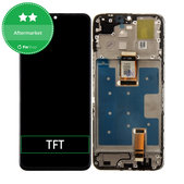 Honor X6a - LCD Display + Touch Screen + Frame (Midnight Black) TFT