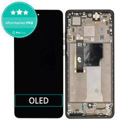 Motorola Edge 40 Neo XT2307 - LCD Display + Touch Screen + Frame (Black) OLED