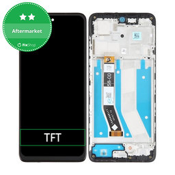 Motorola Moto G73 - LCD Display + Touch Screen + Frame (Black) TFT