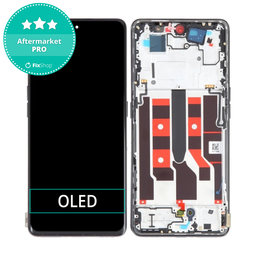Oppo Reno 8 T - LCD Display + Touch Screen + Frame (Black Starlight) OLED
