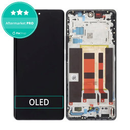 Oppo Reno 10 CPH2531 - LCD Display + Touch Screen + Frame (Silvery Grey) OLED