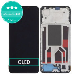 Oppo Reno 8 CPH2359 - LCD Display + Touch Screen + Frame (Shimmer Black) OLED