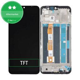 Vivo Y16 V2204 V2214 - LCD Display + Touch Screen + Frame (Stellar Black) TFT