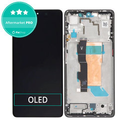 Xiaomi Poco F5 23049PCD8G, 23049PCD8I - LCD Display + Touch Screen + Frame (Black) OLED