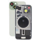 Apple iPhone 15 - Rear Housing Glass + Camera Lens + Metal Plate + Magsafe Magnets (Green)