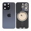 Apple iPhone 15 Pro - Rear Housing Glass + Camera Lens + Metal Plate + Magsafe Magnets (Blue Titanium)