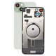 Apple iPhone 15 Plus - Rear Housing Glass + Camera Lens + Metal Plate + Magsafe Magnets (Green)