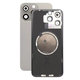 Apple iPhone 15 Pro Max - Rear Housing Glass + Camera Lens + Metal Plate + Magsafe Magnets (Natural Titanium)