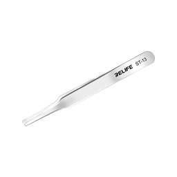 Relife ST-13 - Antistatic Metal Tweezer with Flat Tip