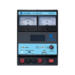 Sunshine P-1503TA - Regulated DC Power Supply (0-15V, 0-3A)