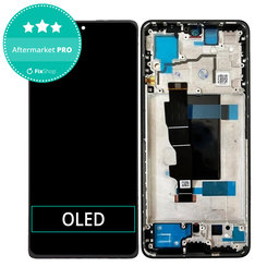 Xiaomi Redmi Note 13 Pro 5G 2312DRA50C - LCD Display + Touch Screen + Frame (Midnight Black) OLED