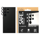Camera Lens Protector for Samsung Galaxy S24 Ultra, Black, SAFE by PanzerGlass