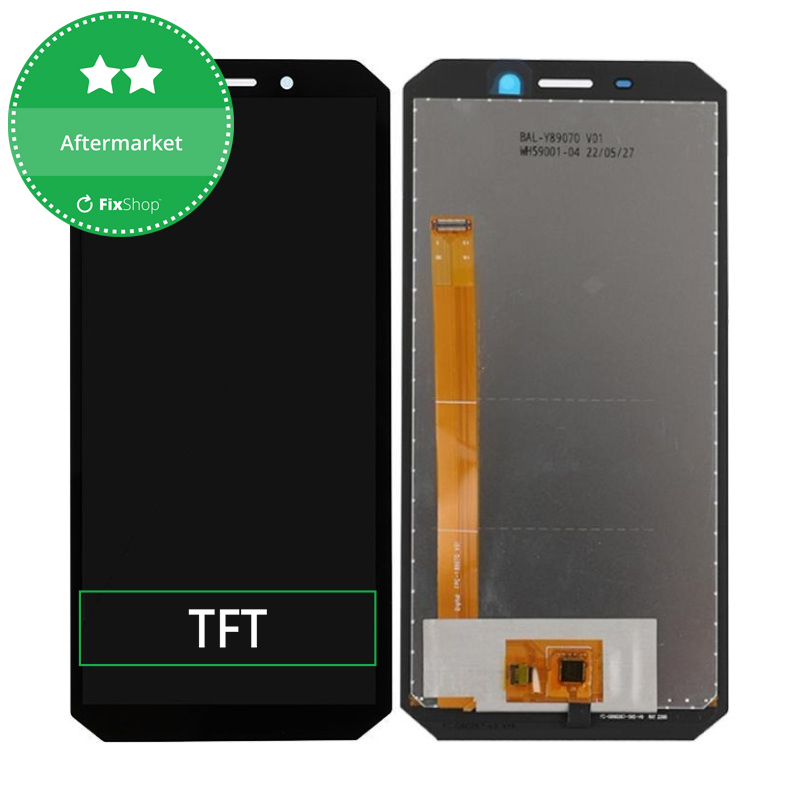 Pantalla LCD puede usarse con Oukitel K7000, negro - All Spares