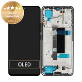 Xiaomi Redmi Note 13 Pro 5G - LCD Display + Touch Screen + Frame (Midnight Black) - 5600020N1600 Genuine Service Pack