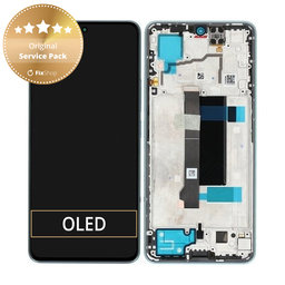 Xiaomi Redmi Note 13 Pro 5G 2312DRA50C - LCD Display + Touch Screen + Frame (Ocean Teal) - 5600010N1600 Genuine Service Pack