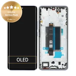 Xiaomi Redmi Note 13 Pro+ 23090RA98C - LCD Display + Touch Screen + Frame (Aurora Purple) - 560003N16U00 Genuine Service Pack