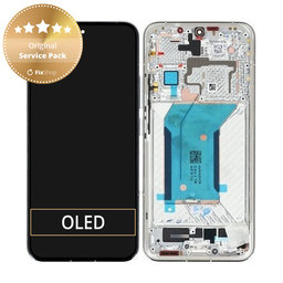 Xiaomi 14 23127PN0CC - LCD Display + Touch Screen + Frame (White) - 56000500N300 Genuine Service Pack